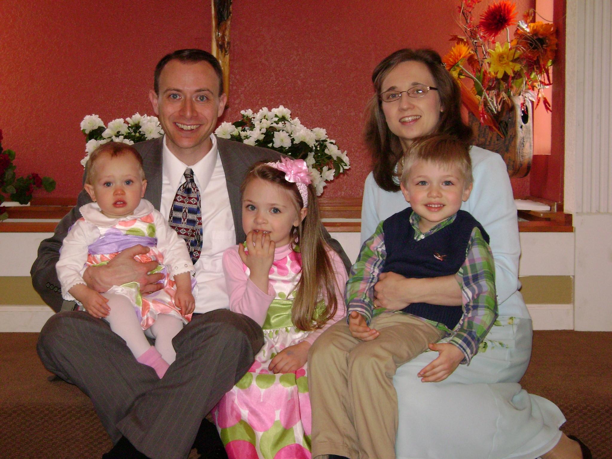 Brian Kimball and His Family L-R:  Susanna, Brian, Heidi, Christina and Andrew